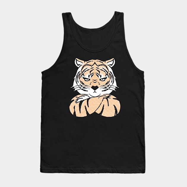 Dissapointed Tiger Tank Top by Migs